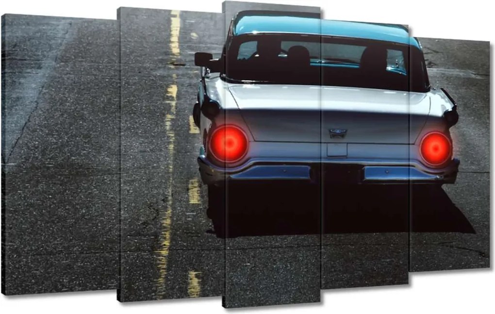 Festmények 100x60 Antik autó