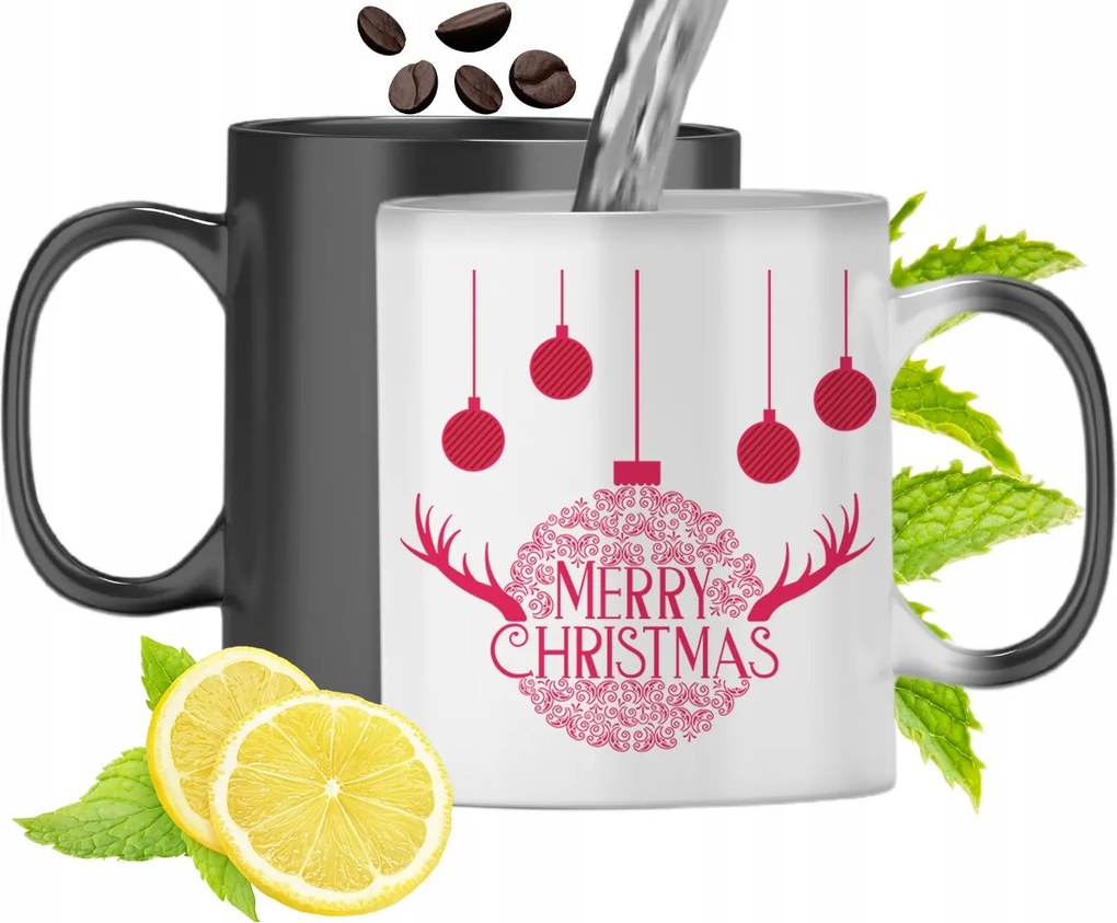 Mágikus Karácsonyi Színváltó Bögre fényképes nyomtatással