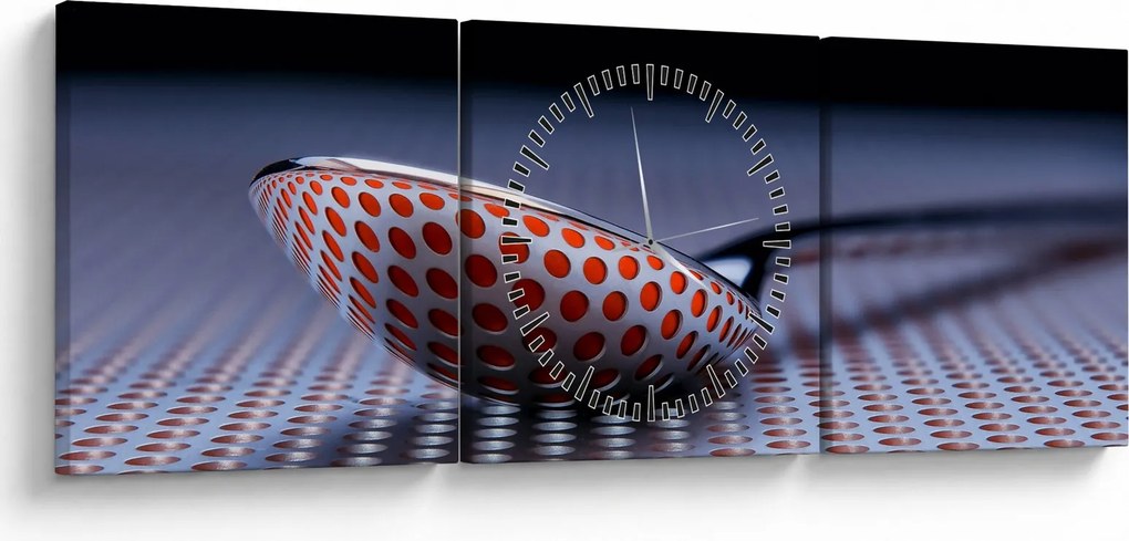 A visszaverődés képe (órával) (90x30 cm)
