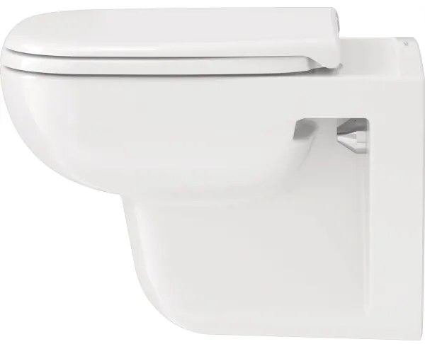 Duravit 25700920002 - Függesztett perem nélküli WC D-CODE kerámia/fényes fehér