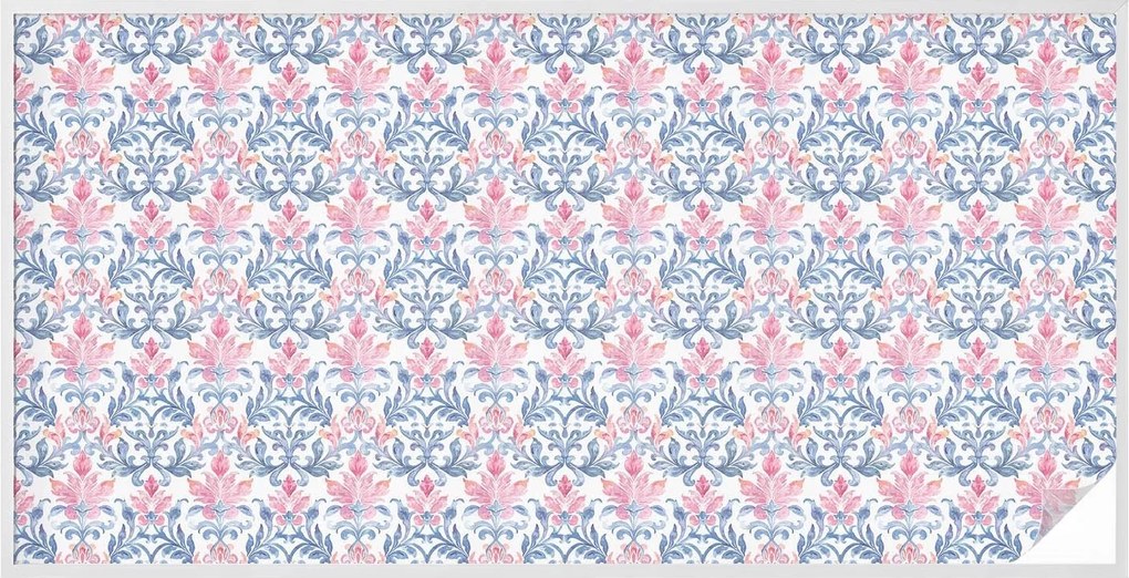 Öntapadós adatvédelmi fólia szélvédőre Virágos szimmetria 200x100