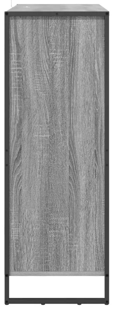 Cipőszekrény tárolóval Szürke Sonoma 79 x 36 x 100 cm Faanyag