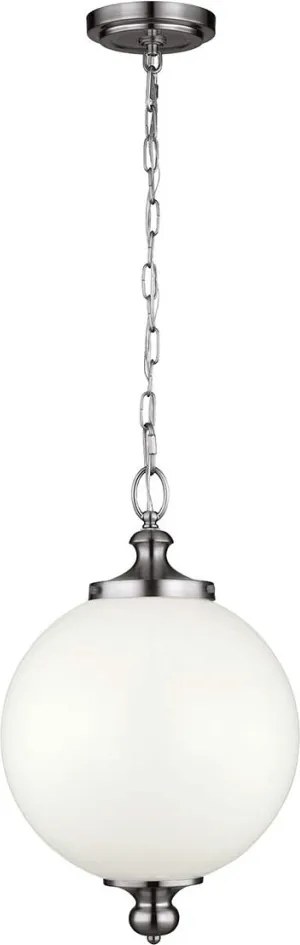 ELSTEAD FE-PARKMAN-PL-PN PARKMAN Modern Függesztett Lámpa Fehér, Nikkel E27 IP20