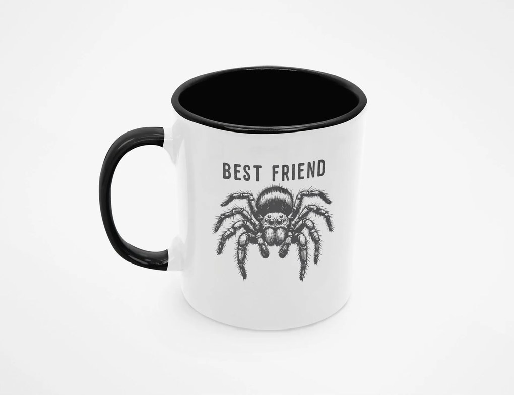 Best Friend pókos bögre ajándék pók tulajdonosnak