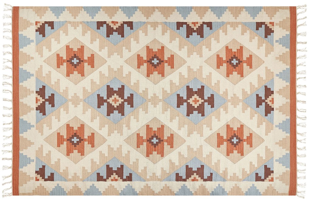 Színes kilim pamutszőnyeg 200 x 300 cm DILIJAN Beliani