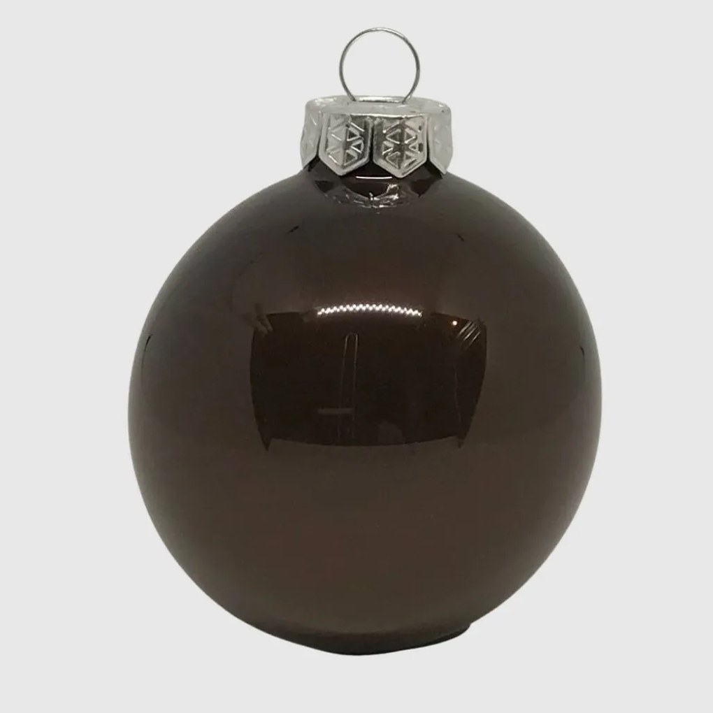 Elegant Lounge üveg karácsonyi gömb szett 12*6cm