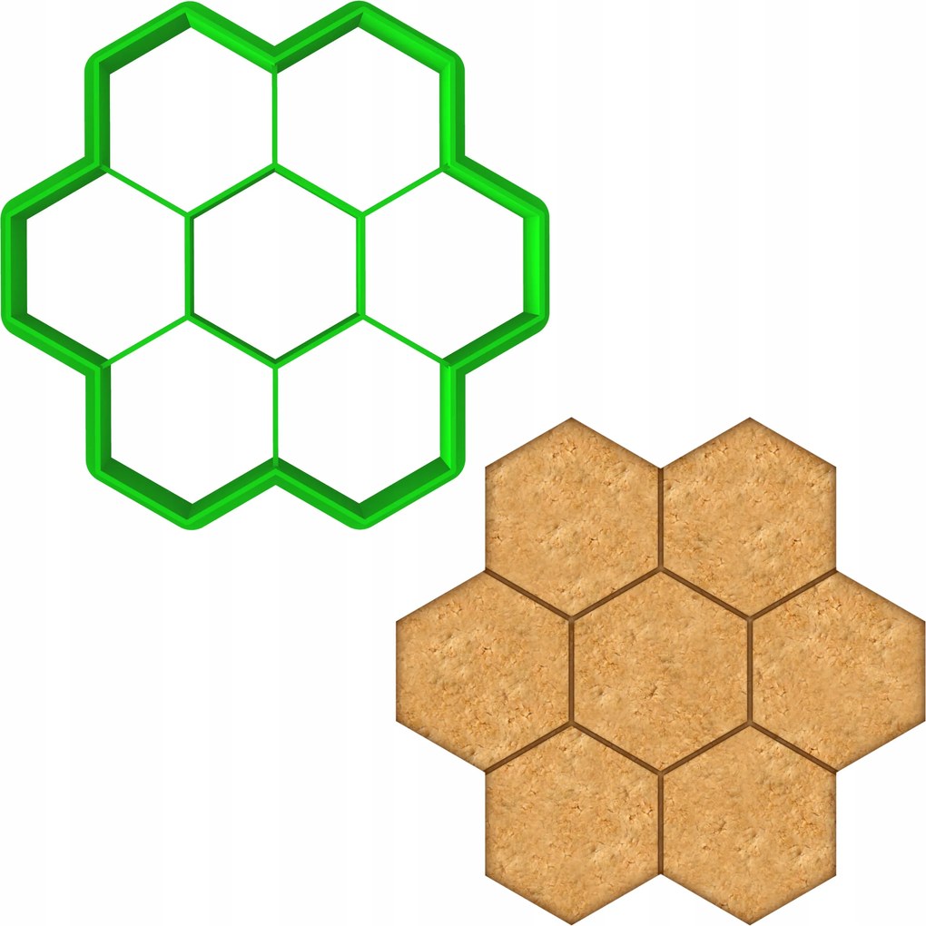 Húsvéti Forma Mézeskalács lyukasztó Húsvét Méhkaptár Méhsejt