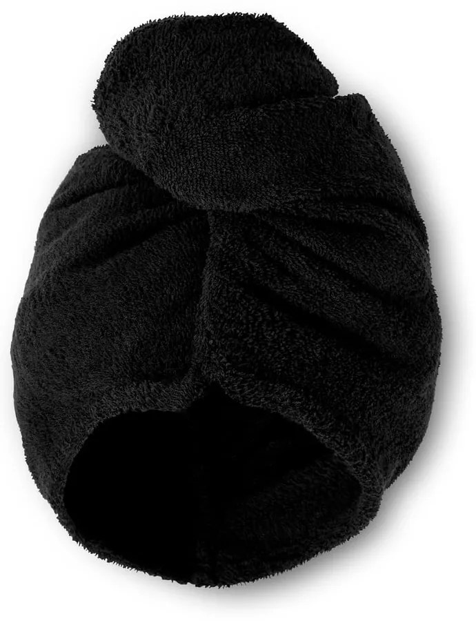 Fekete gyorsan száradó pamut hajszárító törölköző szett 2 db-os 20x13 cm Quick Dry – Catherine Lansfield