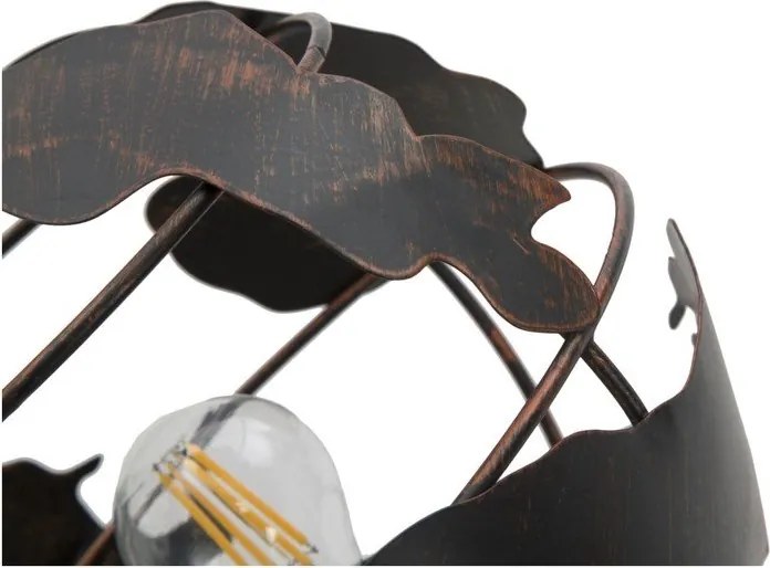 Fekete asztali lámpa fém búrával (magasság 40 cm) World Industry – Mauro Ferretti