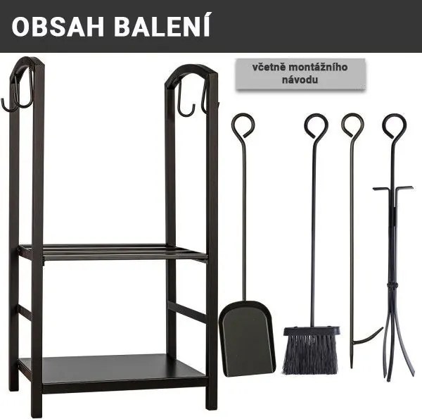 STILISTA Tűzifa állvány tartozékokkal