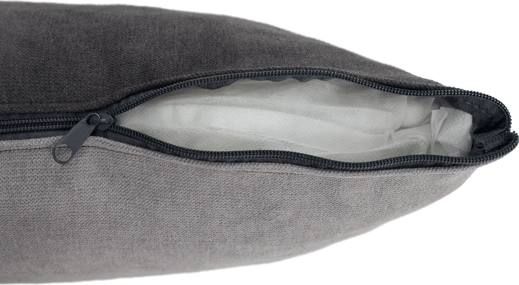 Kinyitható dívány, sötétszürke/világosszürke, PERSI