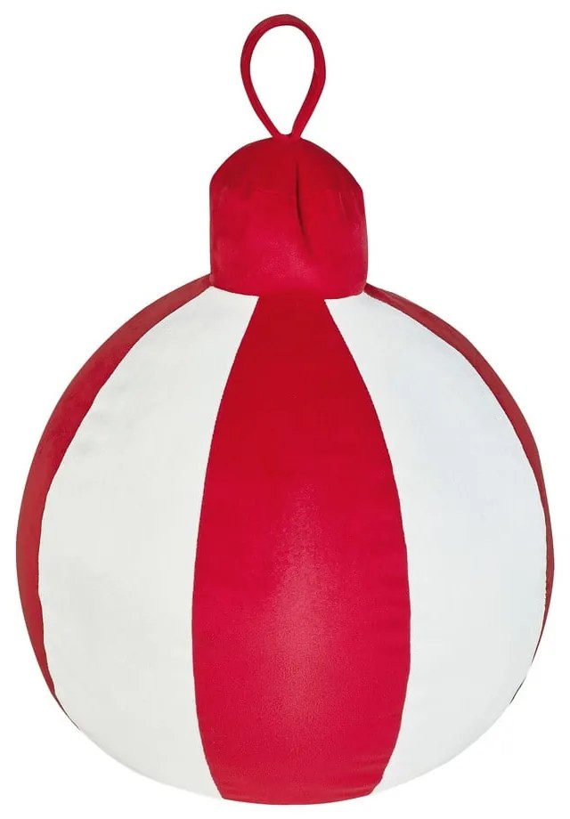 Plüss díszpárna karácsonyi mintával 25x30 cm Christmas Bauble – Catherine Lansfield