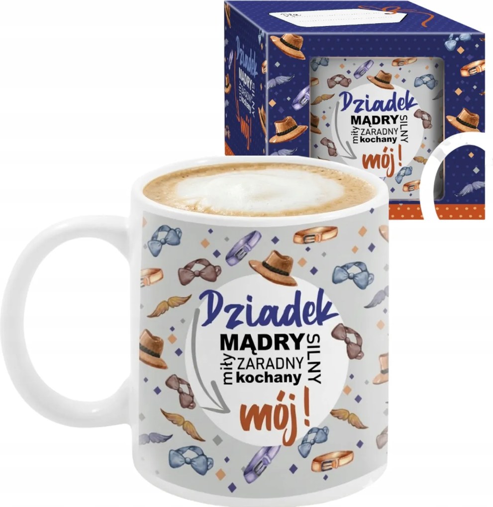 300 Ml-es Bögre Nagypapa Ajándék Nagypapa Nap Születésnap Névnap Doboz