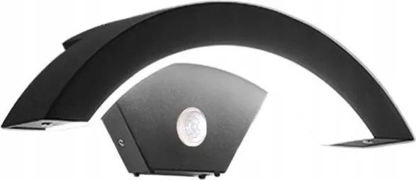 Kültéri Homlokzati Led Fali Lámpa 18W Mozgás- És Szürkületérzékelővel