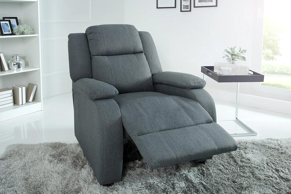 COMFY  kényelmi luxus fotel - szürke