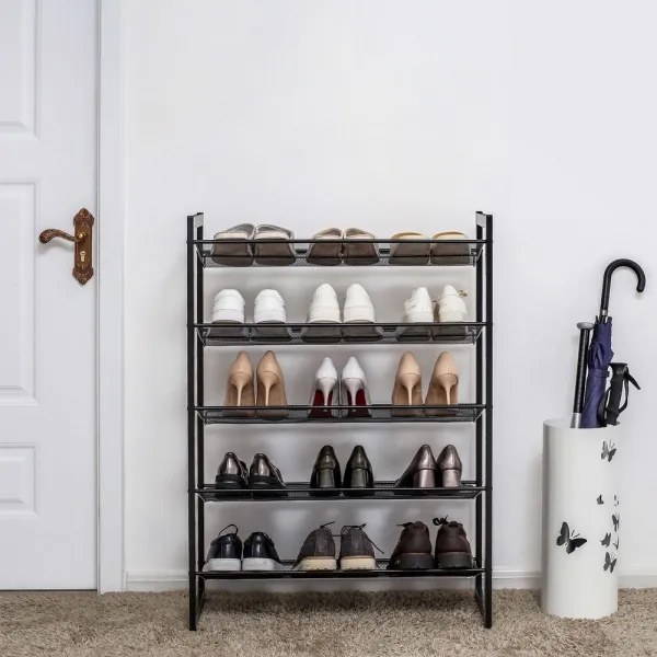 Cipőszekrény ALVORO fekete