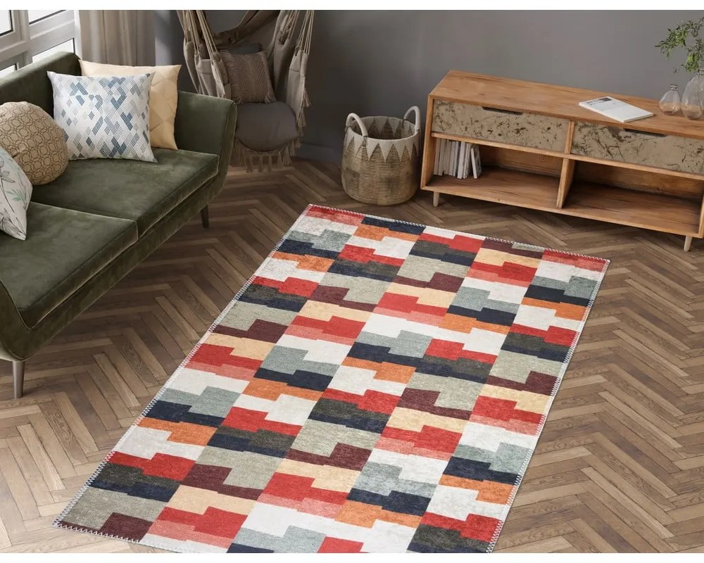 Mosható futószőnyeg 80x200 cm Blocks of Fun – Vitaus