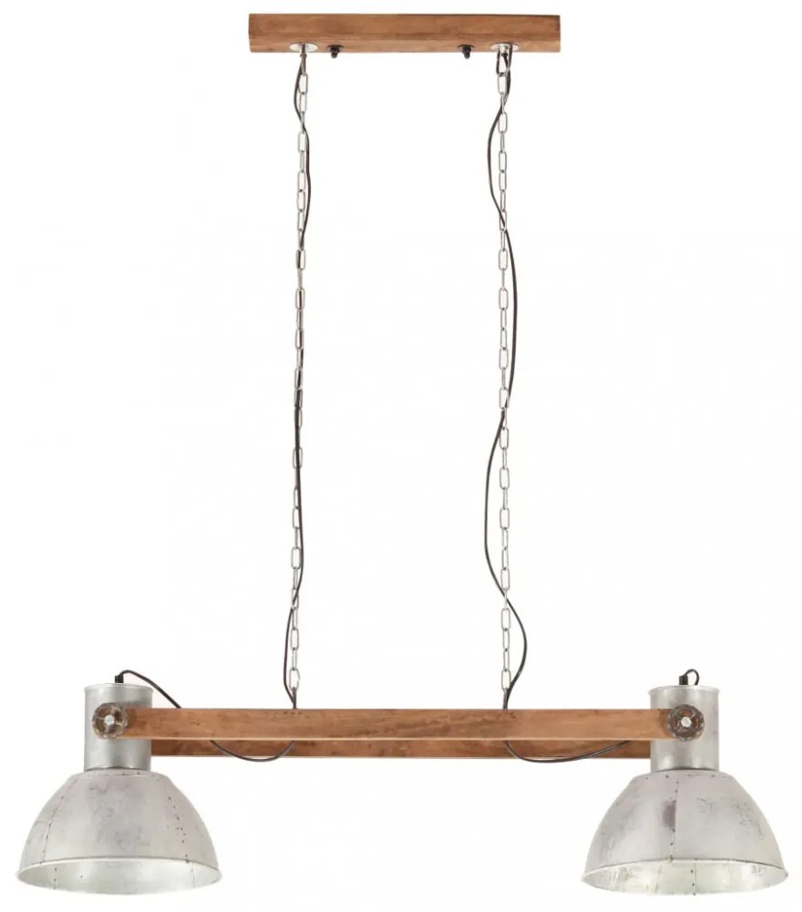 ezüstszínű ipari függőlámpa 25 W 109 cm E27