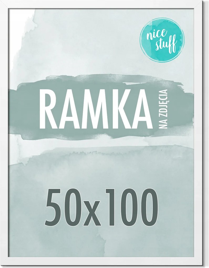 Képkeret 50x100 Képkeret Poszter Képkeret Fehér 100x50