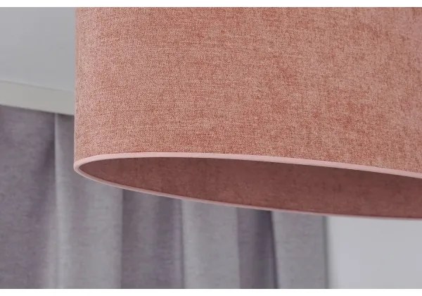 Duolla - Felületre szerelhető csillár OVAL 1xE27/15W/230V rózsaszín