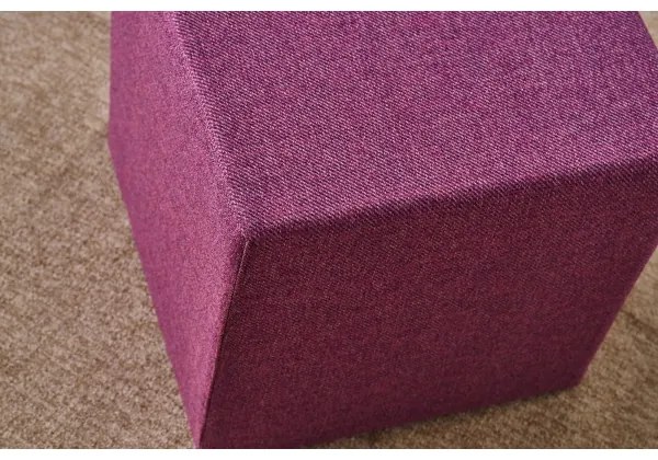 Puff CUBI 40x40 cm rózsaszín