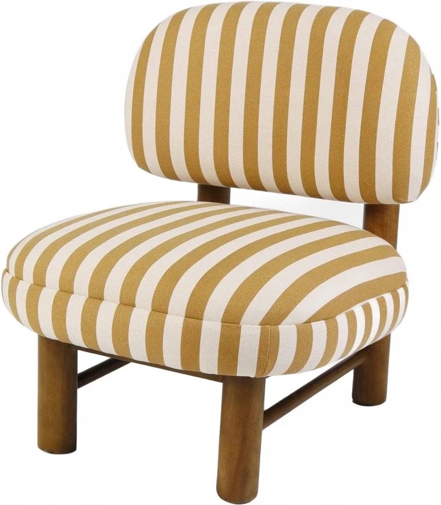 Modern pihenőszék Lumen Bézs-fehér 64x69,5x77 cm Homla