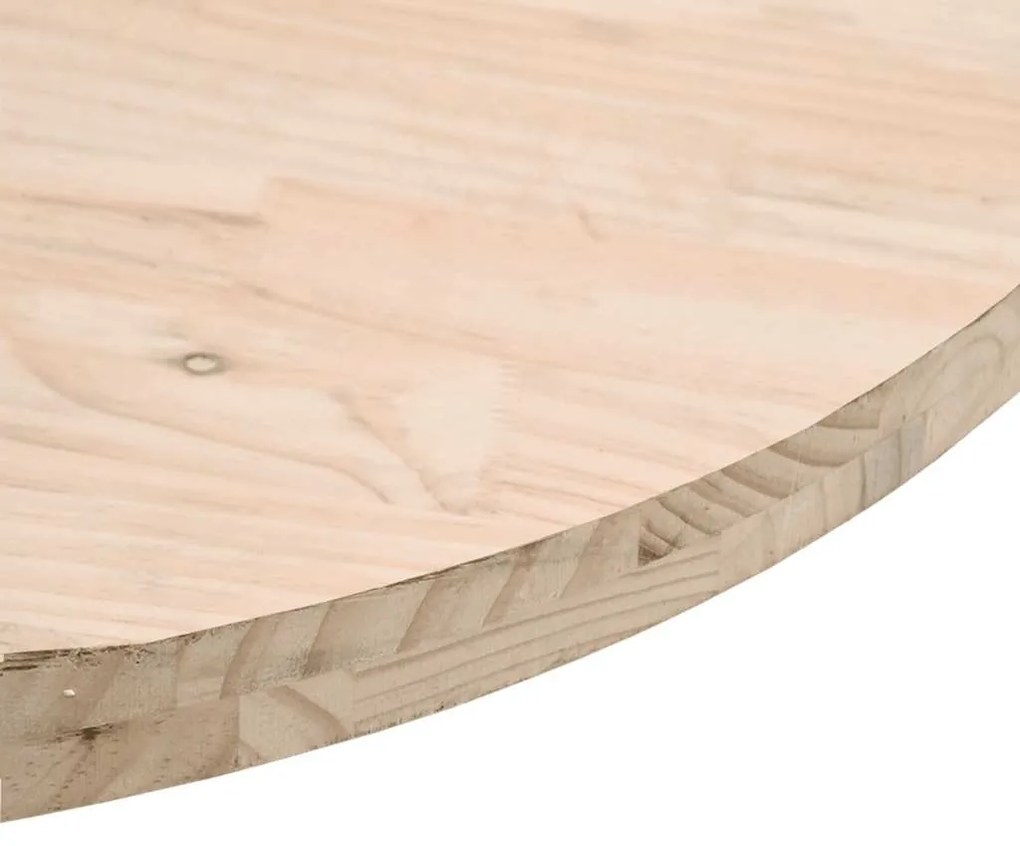 tömör fenyőfa kerek asztallap Ø30 x 3 cm