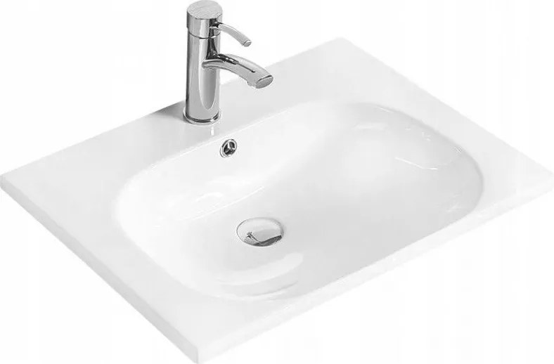 Mexen Erika beépített mosdókagyló 60 x 47 cm, fehér - 25526000
