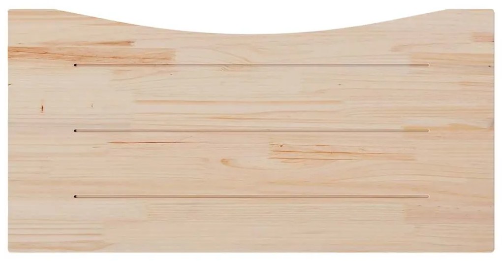 tömör fenyőfa asztallap 100 x 50 x 2,5 cm