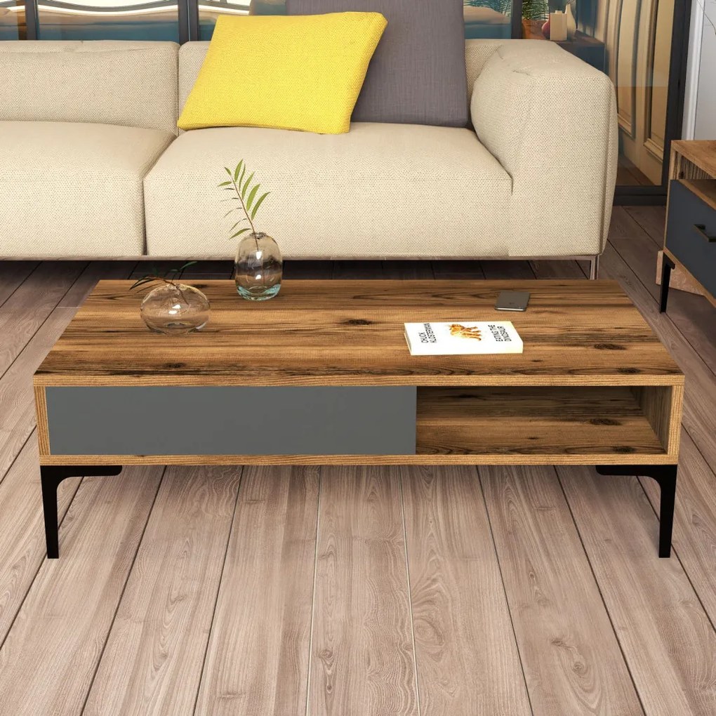Istanbul - Walnut, Anthracite