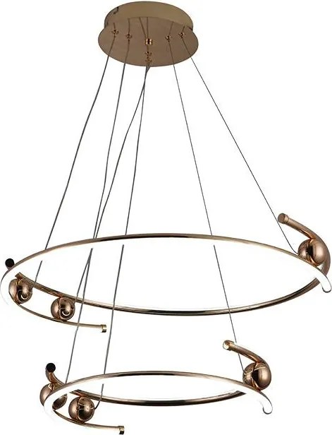 NEDES J4346-GCH Modern Led Függesztett Lámpa IP20