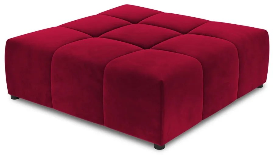 Piros bársony kanapé modul Rome Velvet - Cosmopolitan Design