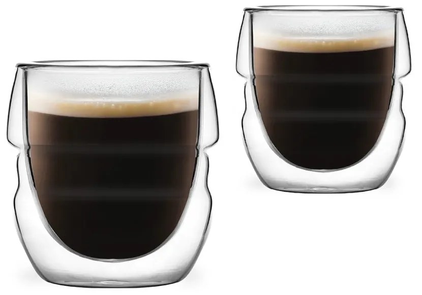 Sferico 2 db-os duplafalú pohár szett, 70 ml - Vialli Design