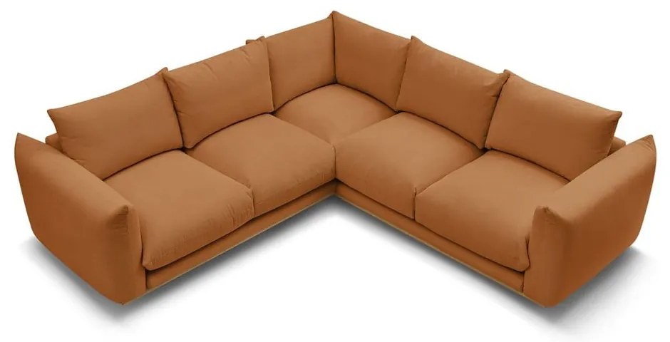 Narancssárga sarokkanapé Ernest – Bobochic Paris