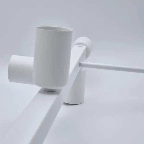 Csillár rúdon ASTRID 8xE27/60W/230V fehér