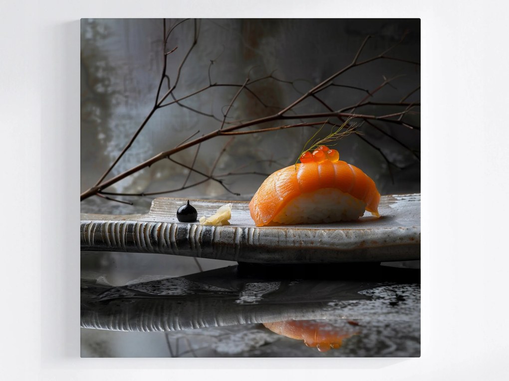 Canvas Vászonkép Ázsiai Konyha Japán Étel Sushi 40x40