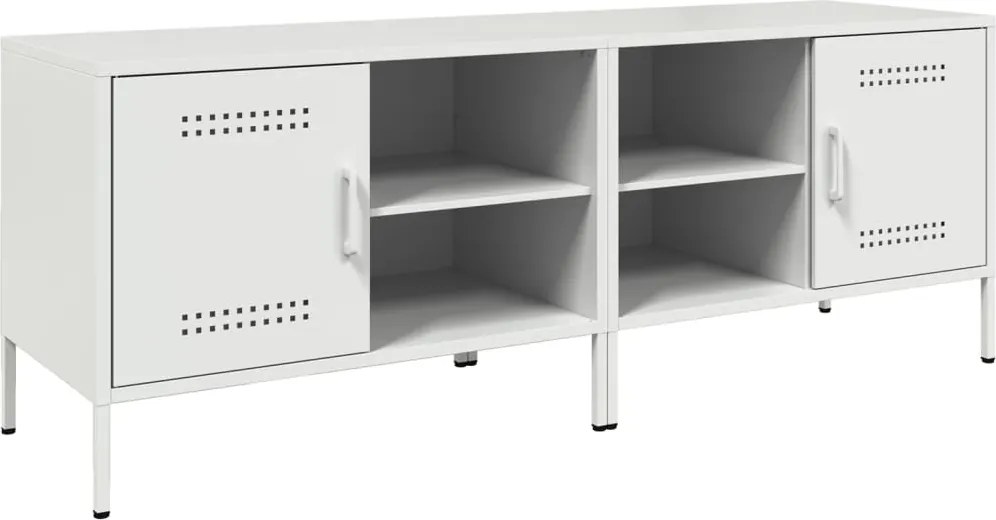 vidaXL 2 db fehér acél TV-szekrény 68 x 39 x 50,5 cm