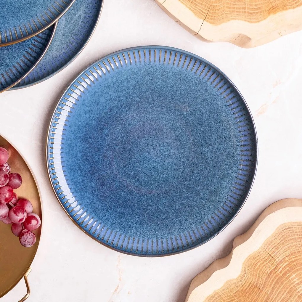 Altom  Reactive Stripes porcelán lapostányér, 26 cm