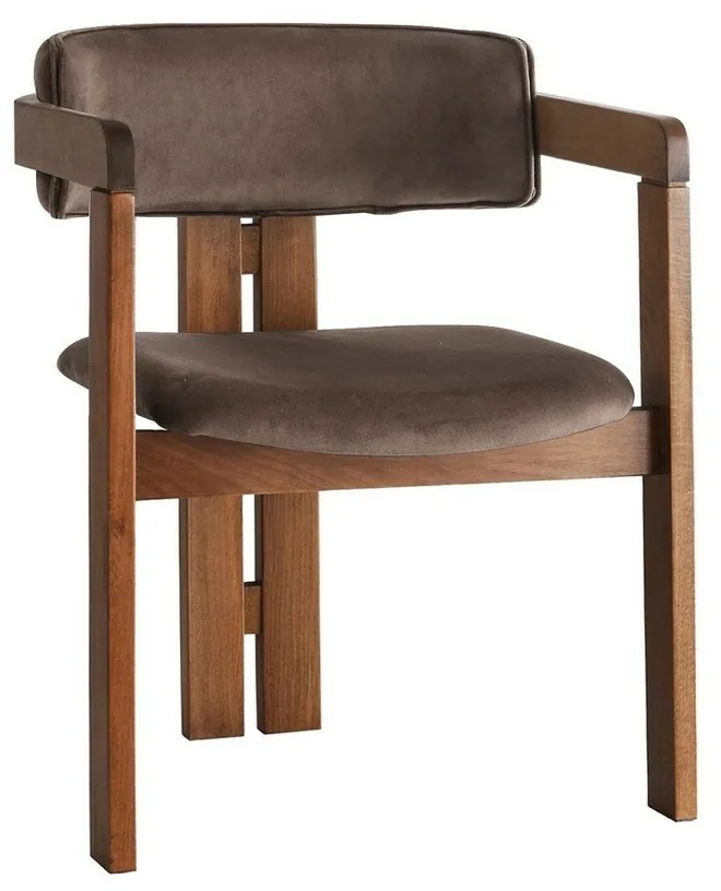 CO Dark Brown and Walnut étkező szék