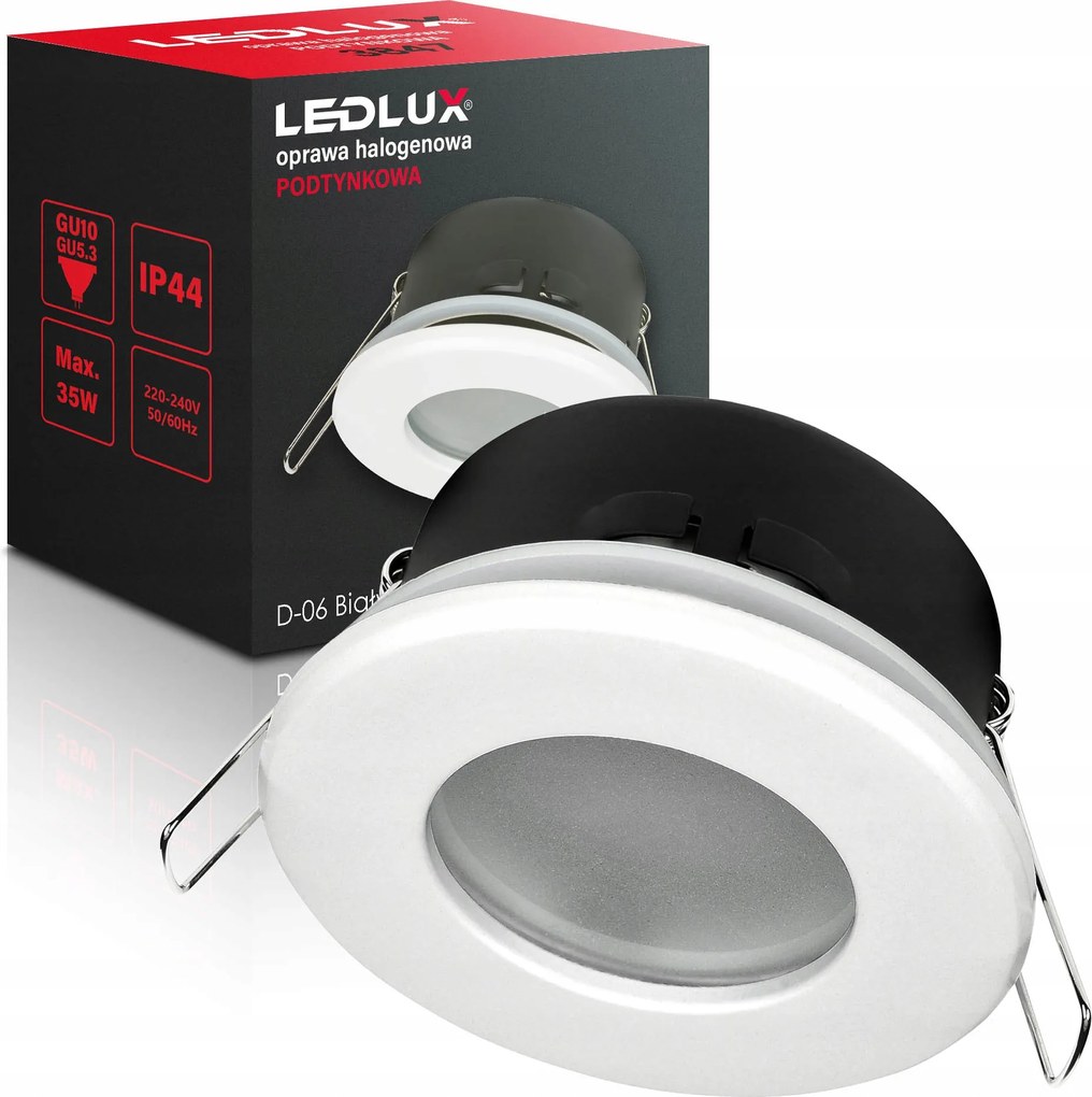 Halogén süllyesztett spot lámpatest Led szem fehér hermetikus