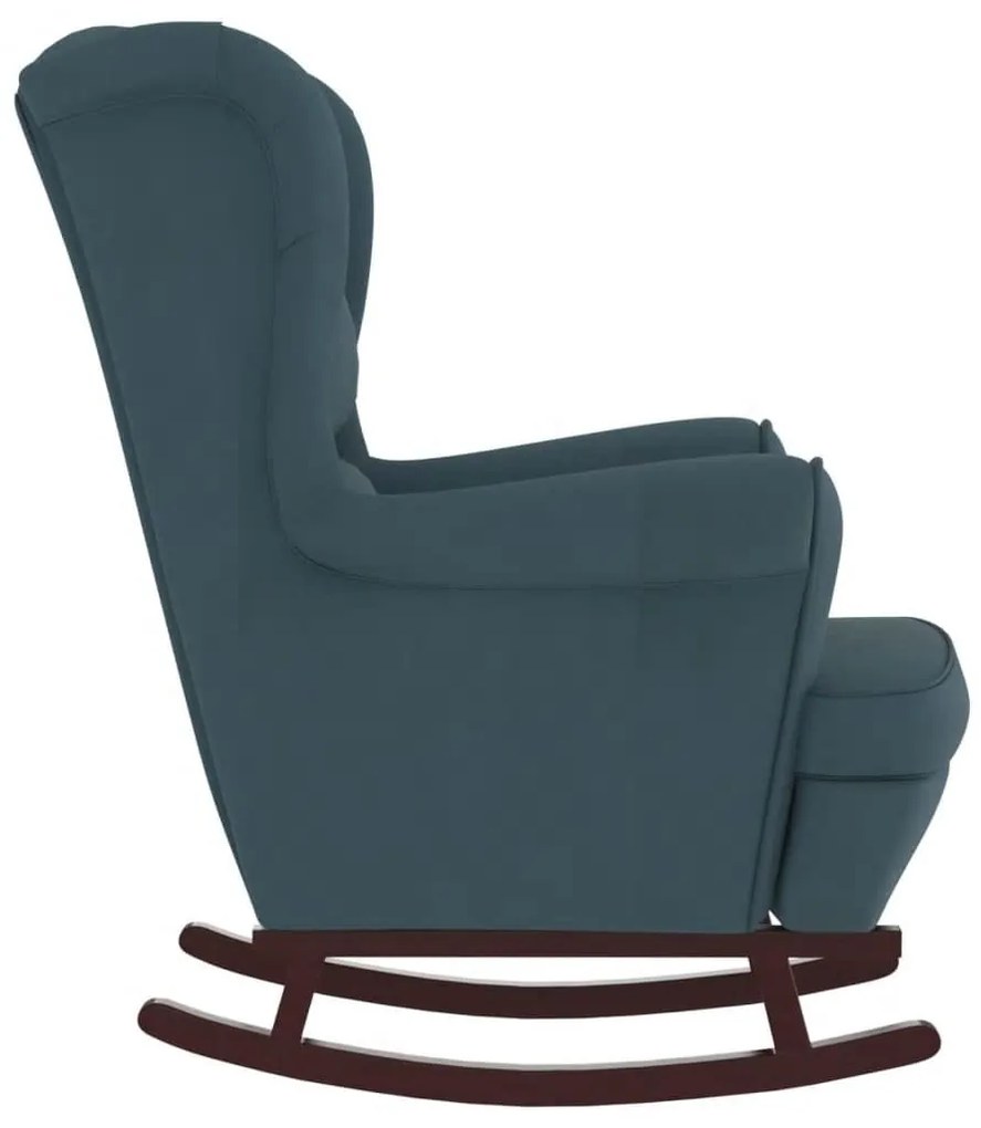 Kék Bársony és Tömörfa Hintaszék