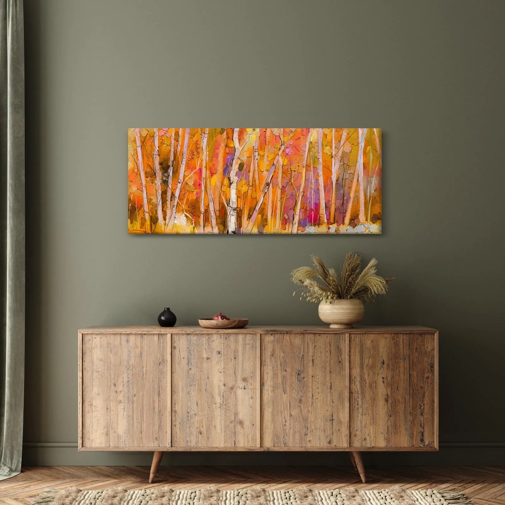 Kép - őszi erdő (120x50 cm)