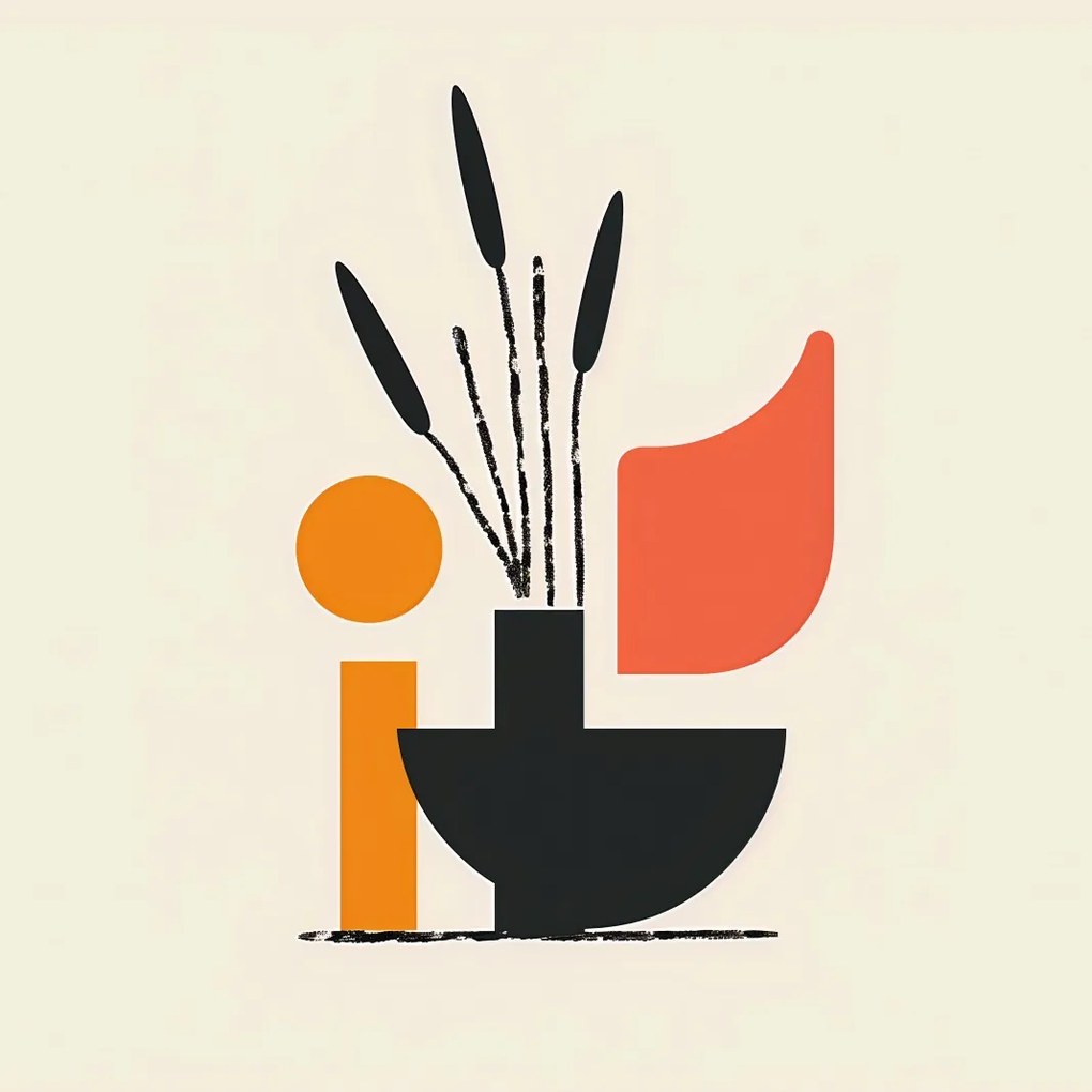 Poszter 60x60cm Széles Fekete