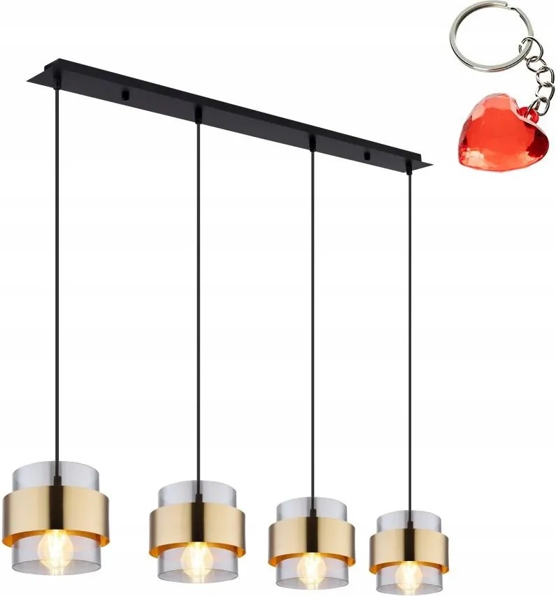 Függő lámpa Milley 15560-4H Globo