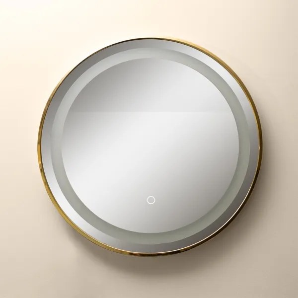 Zuma Line D251801-LED Fürdőszobai tükör háttérvilágítással 24W/230V 3000/4000/6000K IP44 arany