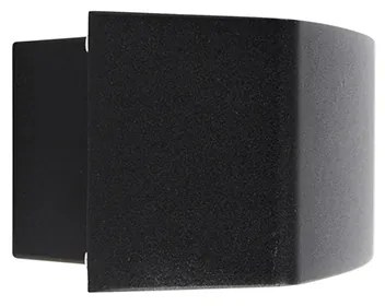 Modern kültéri fali lámpa fekete IP44 - Latina