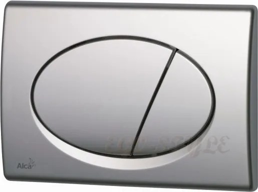 AlcaPLAST M72 Delfin nyomólap, króm-matt