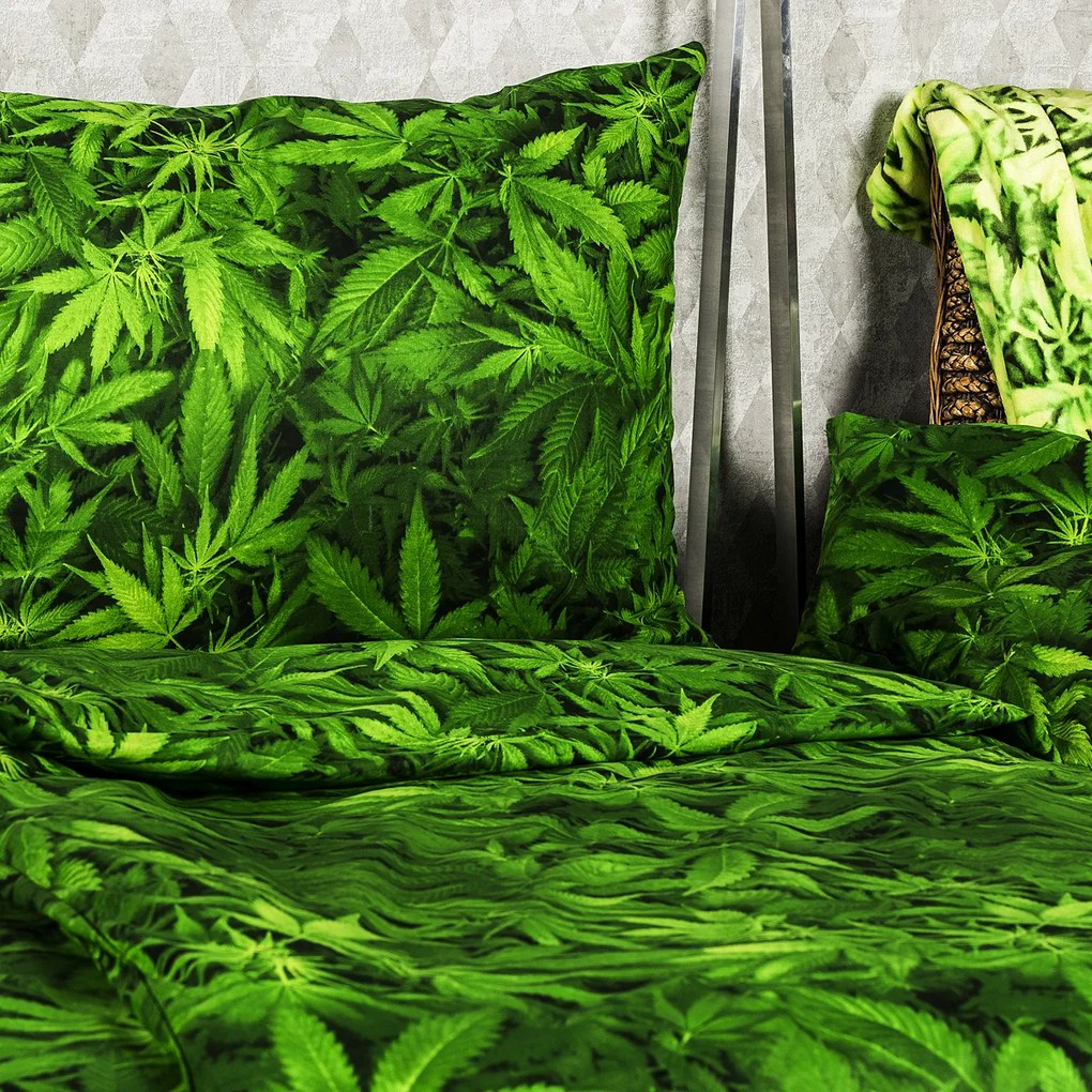 4Home pamut ágyneműhuzat Aromatica, 140 x 220 cm, 70 x 90 cm