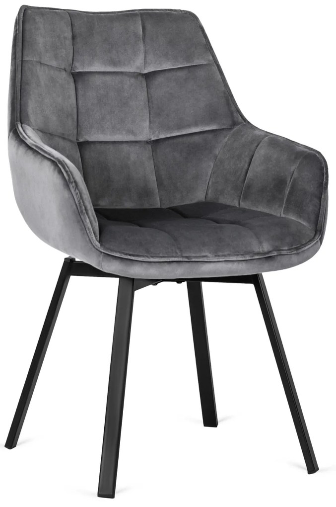 Forgó étkezőszék LUNA szürke