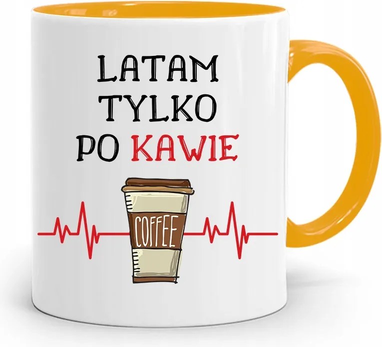 Távirányítós Bögre Sárga Születésnapi Ajándék fényképes nyomtatással